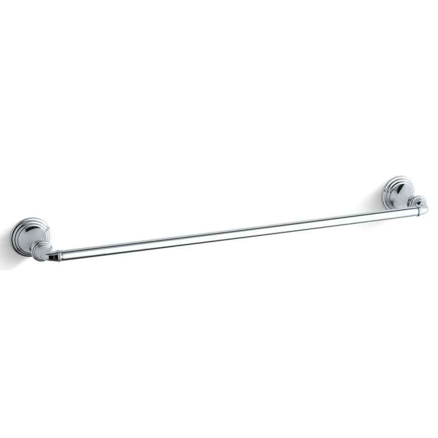 NEW Kohler Polished Chrome Wall Mounted Metallic Finish Towel Bar 24 Inch - Landmark Auction Co