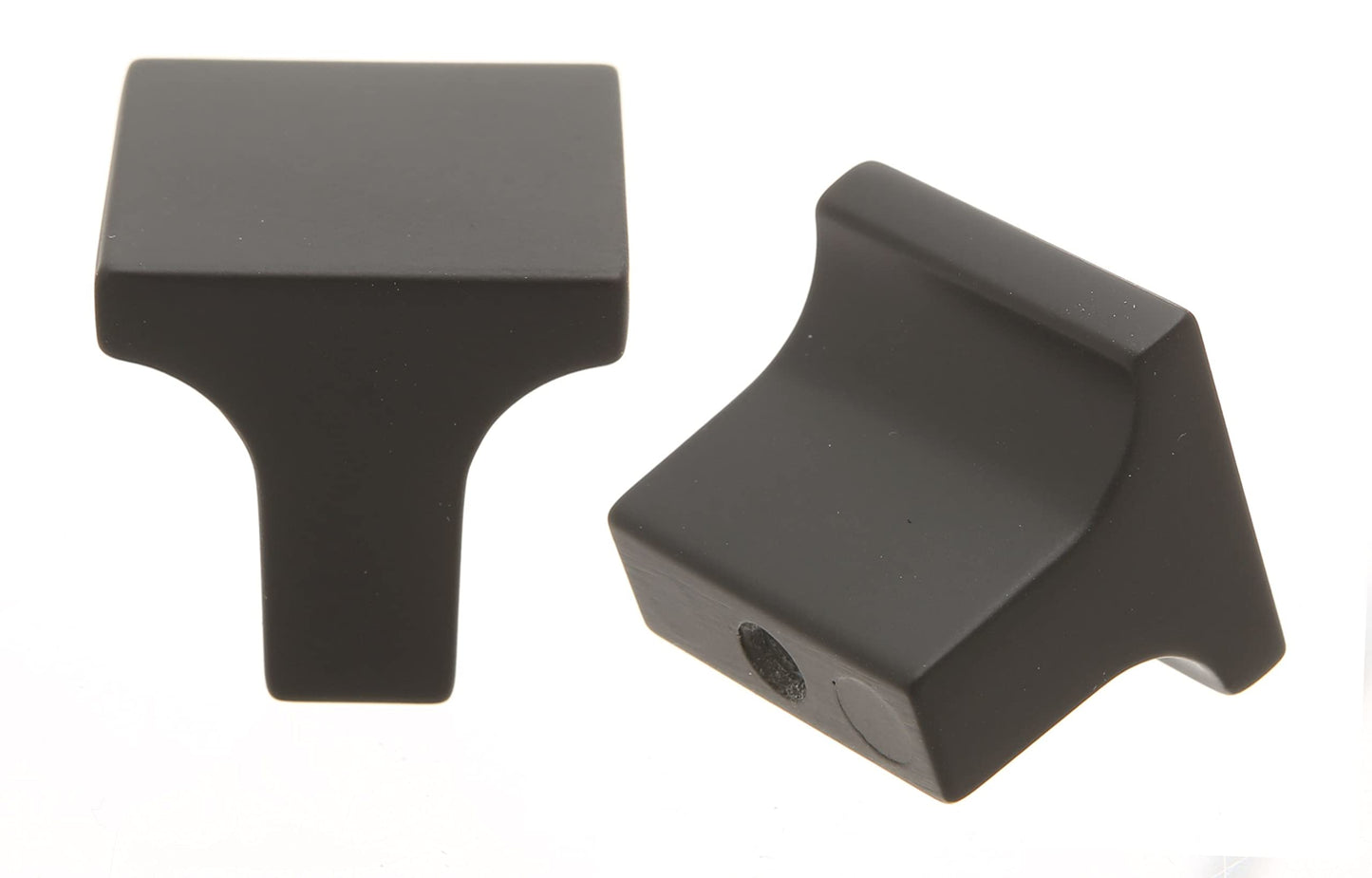 Pride Industrial Square Cabinet Knob Matte Black K83125BK