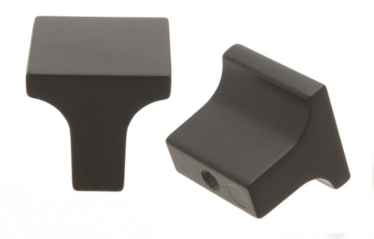 Pride Industrial Square Cabinet Knob Matte Black K83125BK