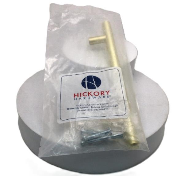 Hickory Hardware 5" Royal Brass Bar Pull – 128mm Cabinet Drawer Handle