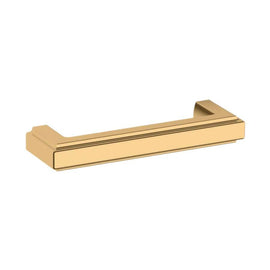 NEW Baldwin Lifetime Polished Brass Gold Finish Rectangular Handle Pull