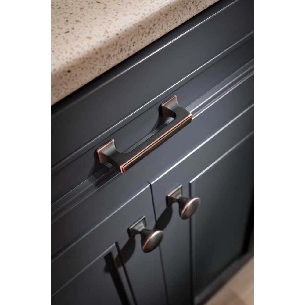 Liberty 3" Cabinet Handle Pull Bronze w/ Copper Highlights P20383-VBC-C