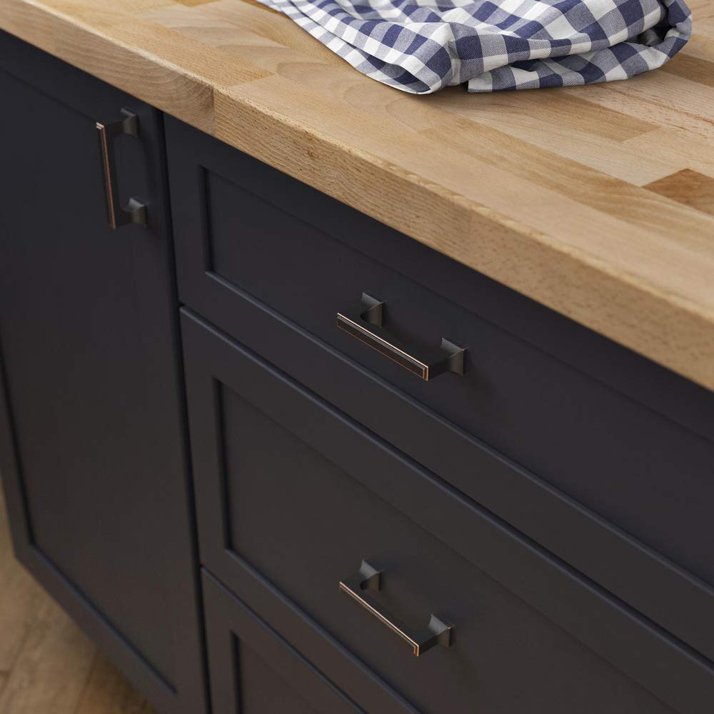 Liberty 3" Cabinet Handle Pull Bronze w/ Copper Highlights P20383-VBC-C