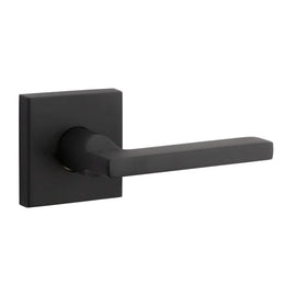 NEW Baldwin Satin Black Square Lever Passage Door Handle Square Rosette