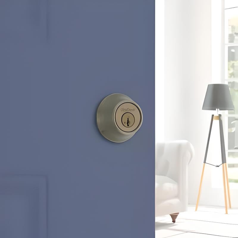 NEW Kwikset Antique Brass Featuring SmartKey Deadbolt Keyed Both Sides Lock - Landmark Auction Co