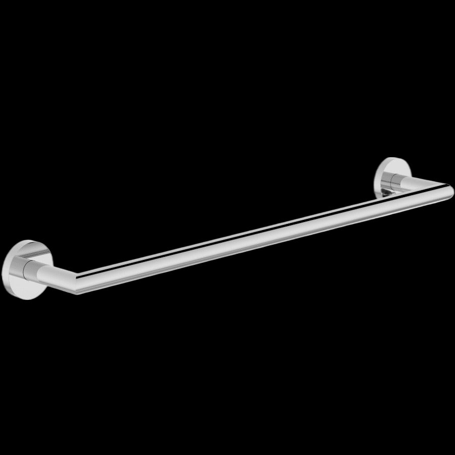 NEW Symmons Chrome Wall Mounted Towel Bar Metallic Finish 18 Inch - Landmark Auction Co
