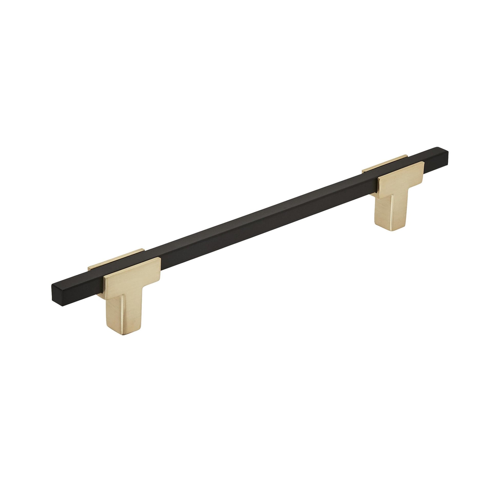 Amerock Urbanite 6-5/16" Cabinet Pull – Brushed Gold & Matte Black