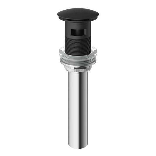Catalog image of VIGO VG16002MB Pop-Up Bathroom Sink Drain with Overflow Matte Black 1-1/4 Inch